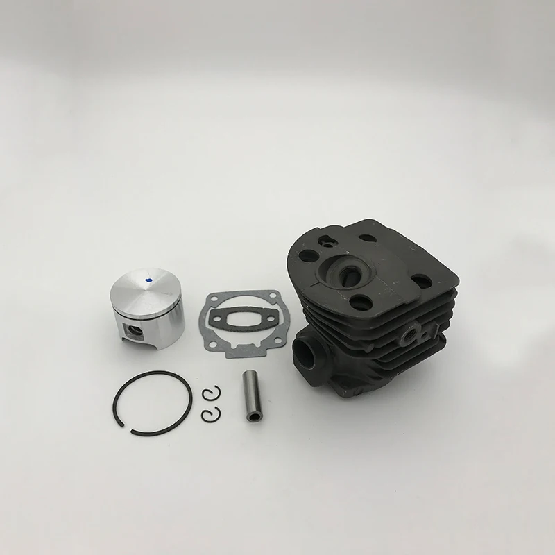 46MM Cylinder Piston Assy W/ Gasket Set For Husqvarna 51 55 RANCHER Chainsaw Engine Parts # 503 60 91 71 запчасти для бензопилы