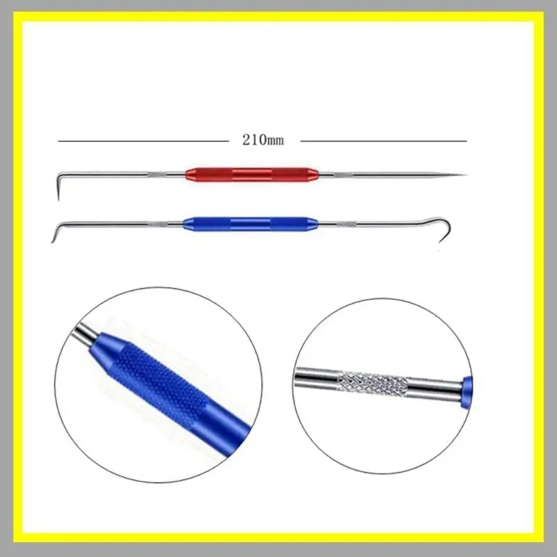 A2BE 2Pcs Car Auto Vehicle Oils Seal Screwdriver Set O Rings Seal Gaskets Puller Removers Pick Hook Repair Tool For Car