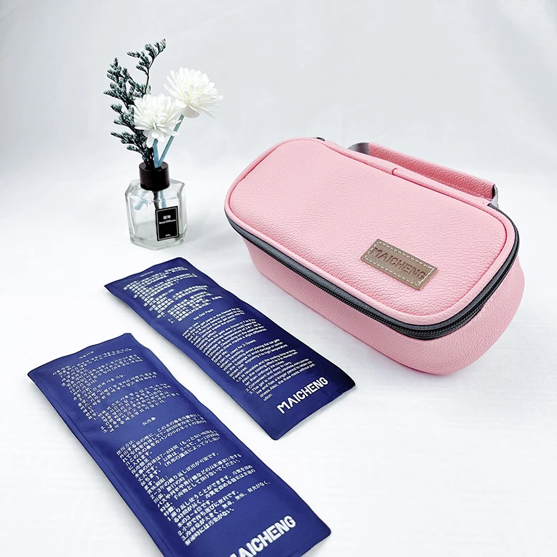 Portable Insulin Cooling Bag Glaciated Cold Storage Bag Medicine Travel Pocket Cooler Pen Bag Pack Drug Freezer for Diabetes