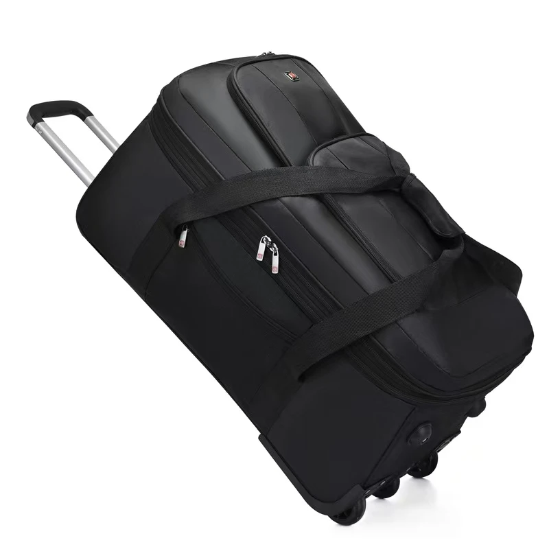 

Ox Cloth Lage Bag with Multi-Wheels Large Capaci Travel Bag Che-In Bag Wheel Extension Function Moving Lage Box