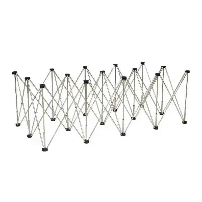 Stainless Steel Spider Leg Workbench, Foldable & Telescopic Console Table for Outdoor Stall & Tile Cutting