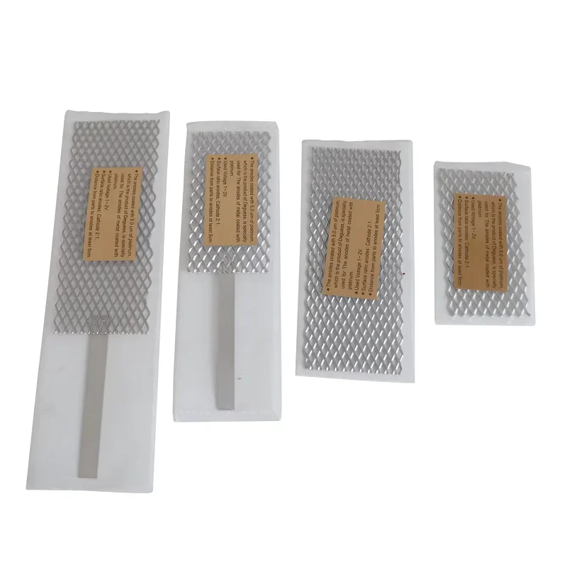 

Platinum Titanium Mesh Anode with Handle for Gold Silver Jewelry Plating Machine Tools Metal Electroplating Equipment
