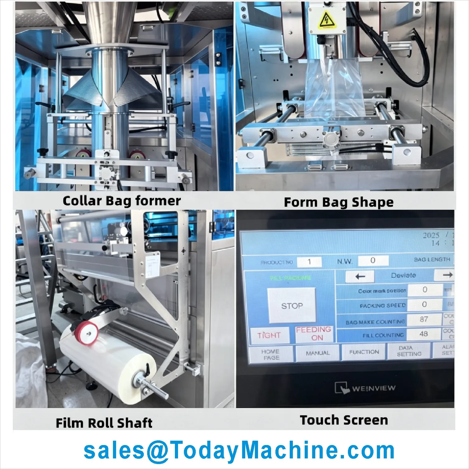 Electric Driven Automatic Beverage Liquid Sachet Packaging Sealing Filling Machine for Milk Water Juice Oil Energy Saving