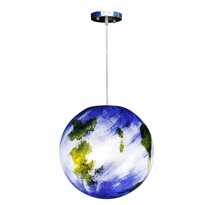 

Eight Planet Ball Chandelier Hotel Shopping Mall Entrance Decorative Star Lights Creative Restaurant Entrance Ceiling