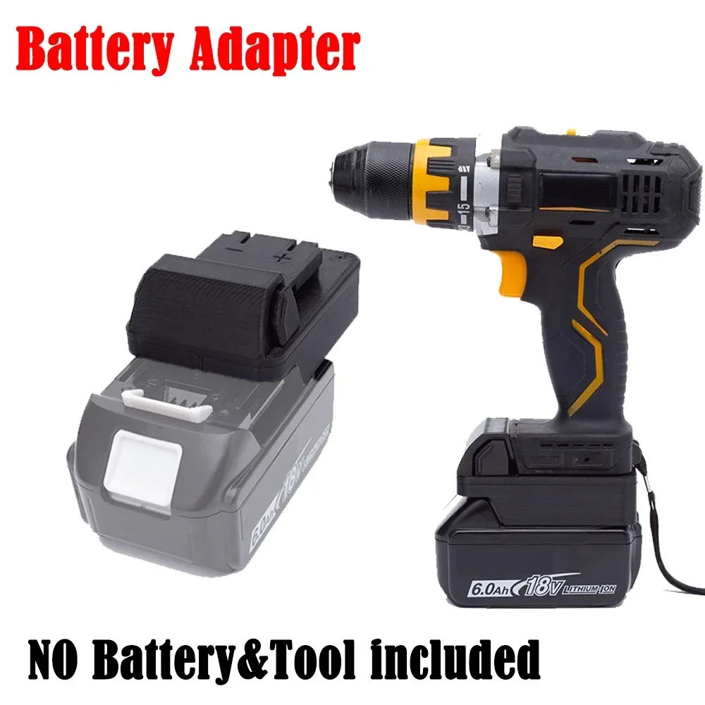 

Battery Adapter Converter for Makita 18V Li-ion Battery to for DEKO 20V Electric Screwdriver Drill Tool(NO Batteries)