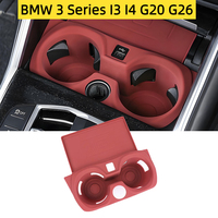 For BMW 3 Series I3 I4 2020 2021 2022 2023 2024 2025 G20 G26 Car Accessories Silicone Cup Holder Mat Cover Trim