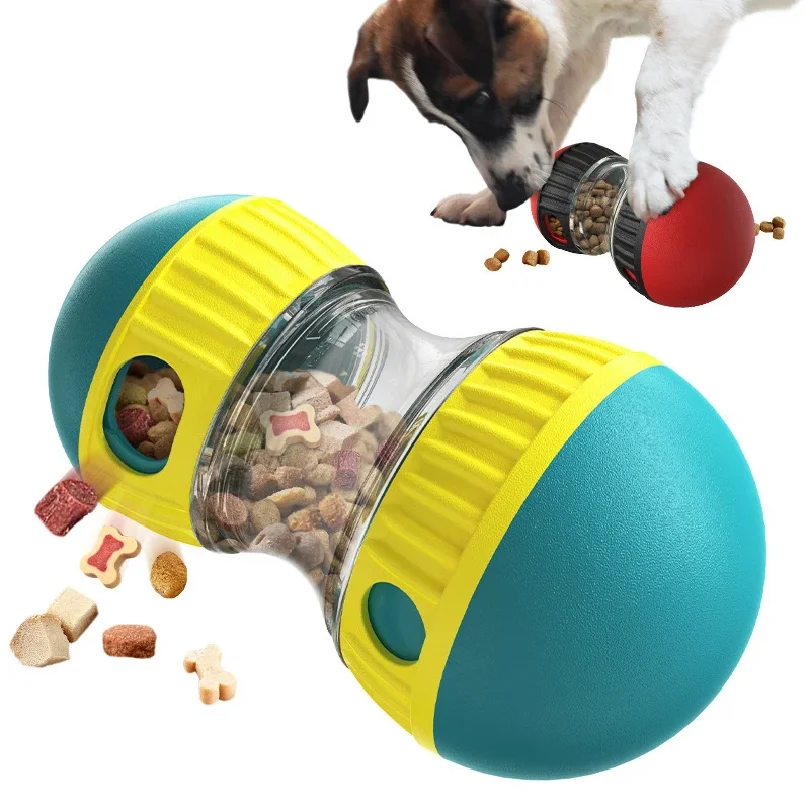 Dog Toys Increase Intelligence Elliptical Track Rolling Ball Leaky Food Develop Good Habits Sturdy Durable Interactive Pet Toys