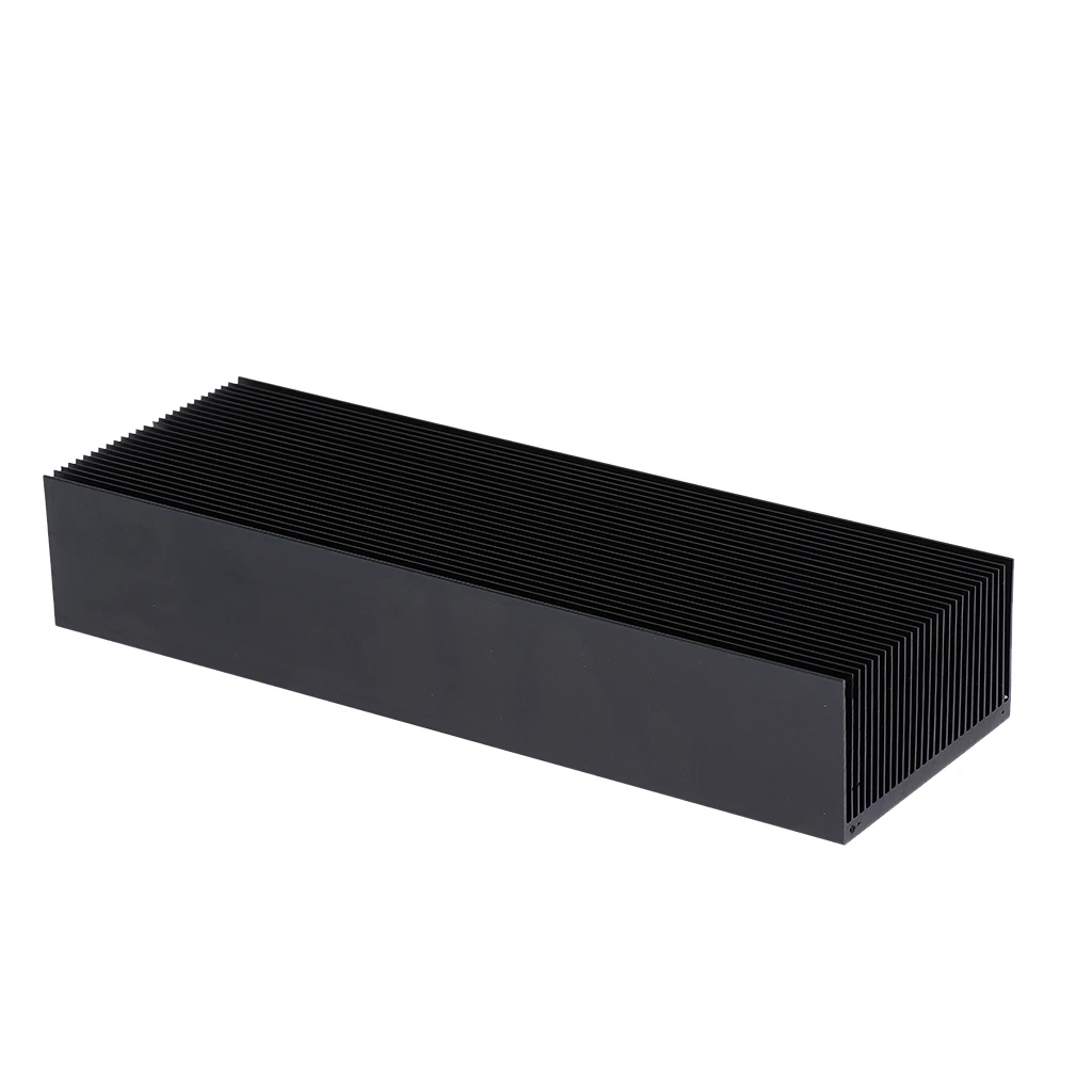 Aluminum Heat Sink Cooler High Efficiency Black Fin Module for LED Chip 50W to 100W Cooling Solution