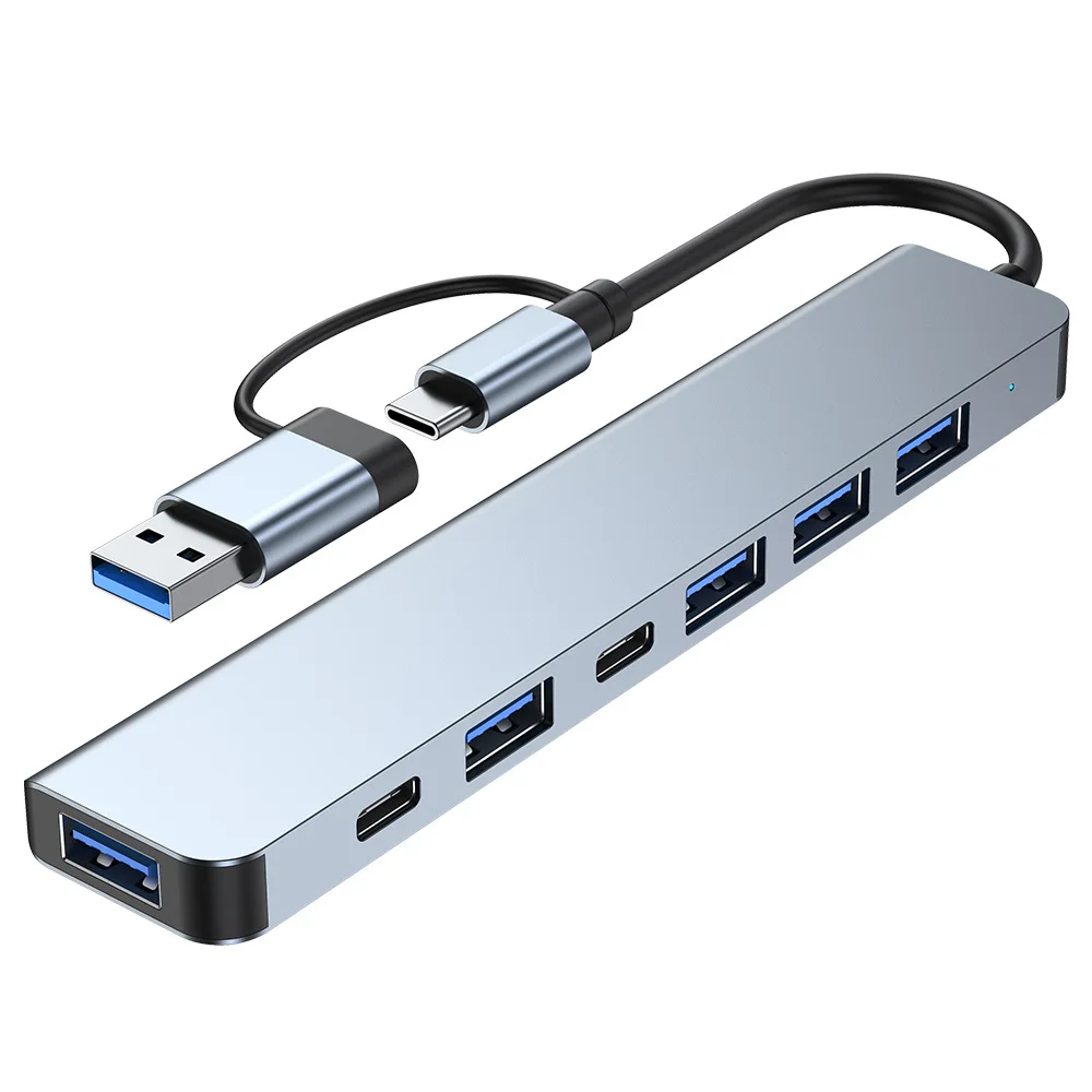 USB3.2 HUB for Laptop PC Docking Stations 4 in 1 7 in 1 3 in 1 Type-c To USB Type C3.2 10Gbps SD/TF Card Photographer Blogger