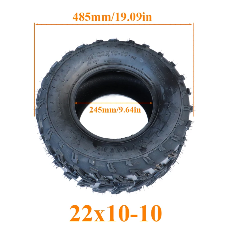 10 inch Vacuum Tire 22X10-10 Outer Tyre 4PR for Four-wheeled Beach Car GOKART KARTING ATV UTV