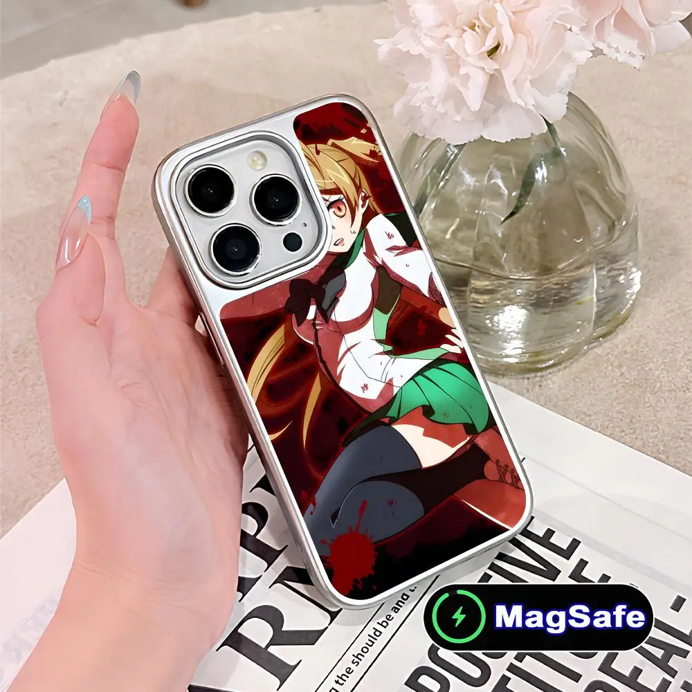 

Чехол для телефона Highschool Rei Miyamoto для iPhone 17, 16, 15, 14, 13, 12, 11 Air Pro Max Plus Magsafe с серебряным покрытием, красочный чехол, красивый