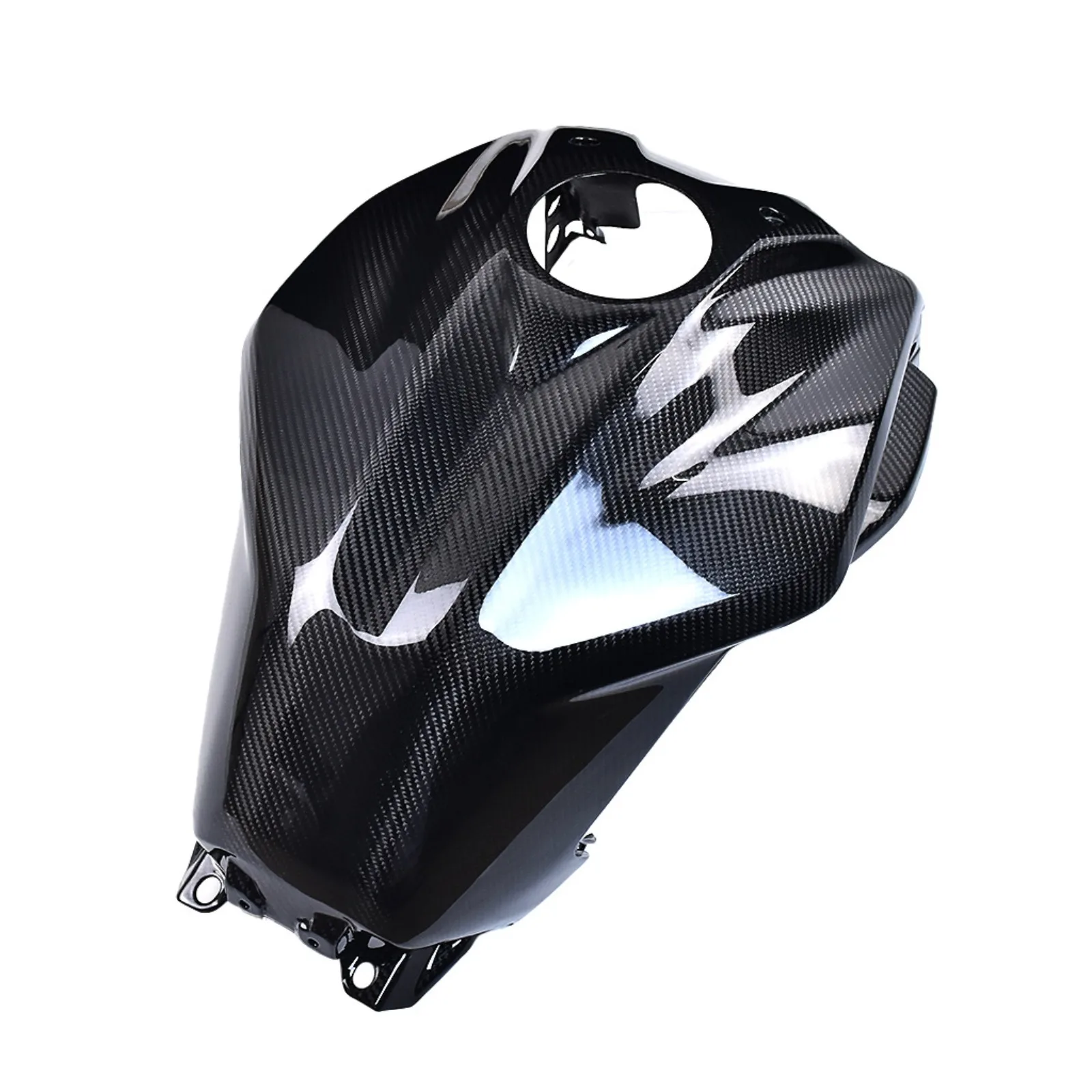 3K Twill Dry Real Carbon Fiber Motorcycle Tank Fairing Cover For Yamaha MT07 FZ07 2018+