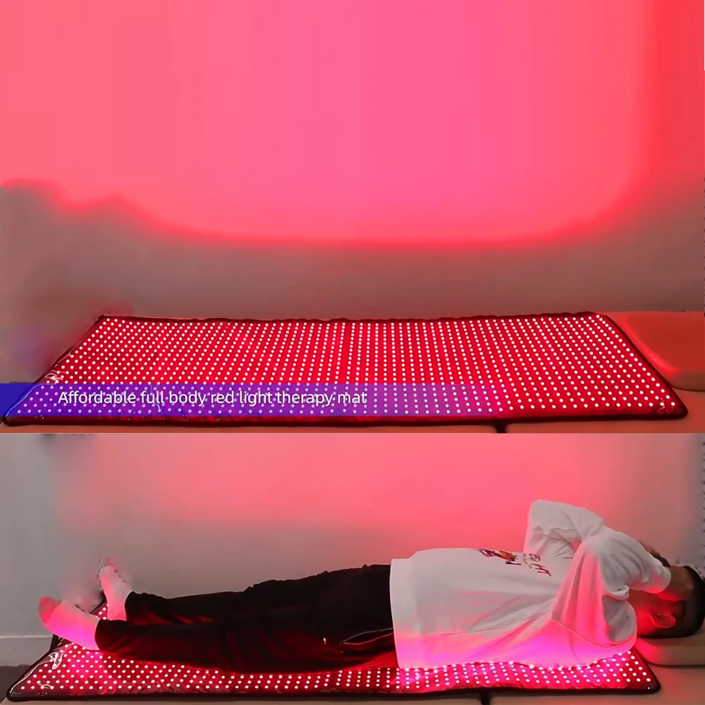 Imagem -05 - Full Body Red Light Mat Grande Aliviar Cobertor Almofada Led Light Therapy Uso Doméstico