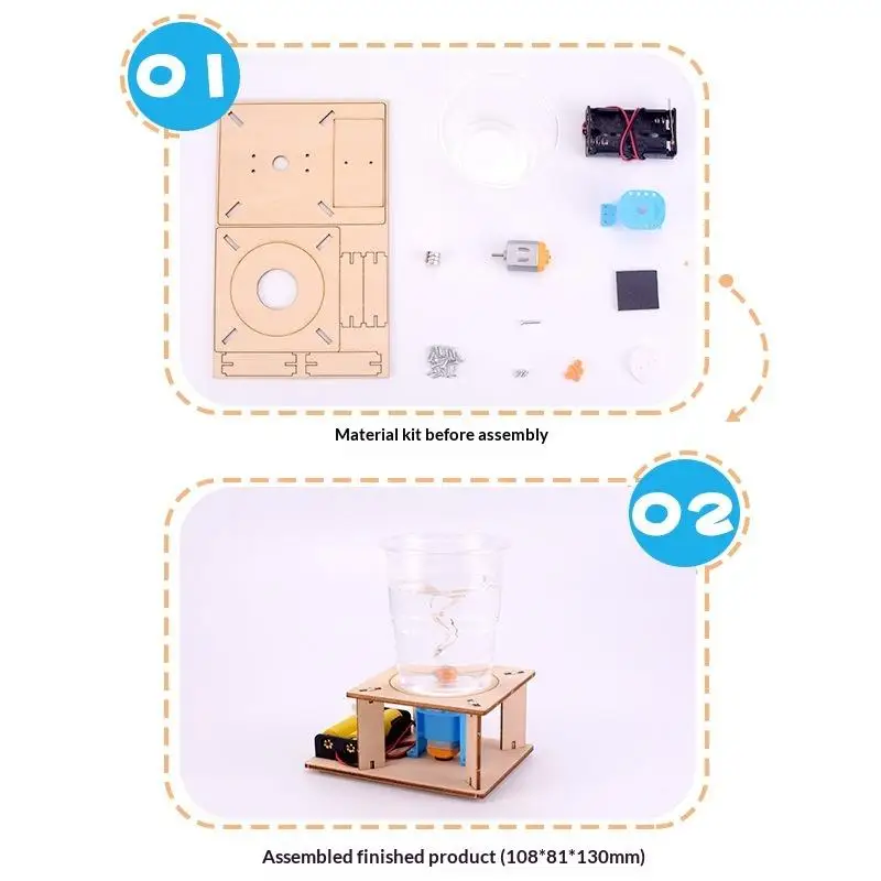 [JT]ชุดของเล่นวิทยาศาสตร์สำหรับเด็กประถม 1 ชุด ของเล่นฟิสิกส์ ของเล่นน้ำ ของเล่นวิทยาศาสตร์ ทอร์นาโด ของเล่นทำมือ อุปกรณ์ช่วยสอนในห้องเรียน