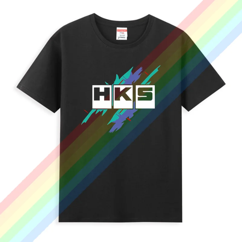 

2024 Mens T-shirt Euro Size TOPS Limited HKS Power and Sportser Performance Turbo Logo Unisex Tee-shirt Cool Tee S-3XL