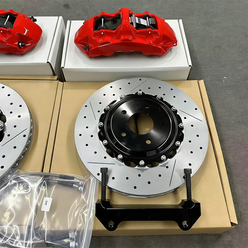 forGT6 6PotCaliper Kit with Brake Discs and Brake Pads Performance Auto Parts Tuning  Systems Fits CX4 CX5 CX9