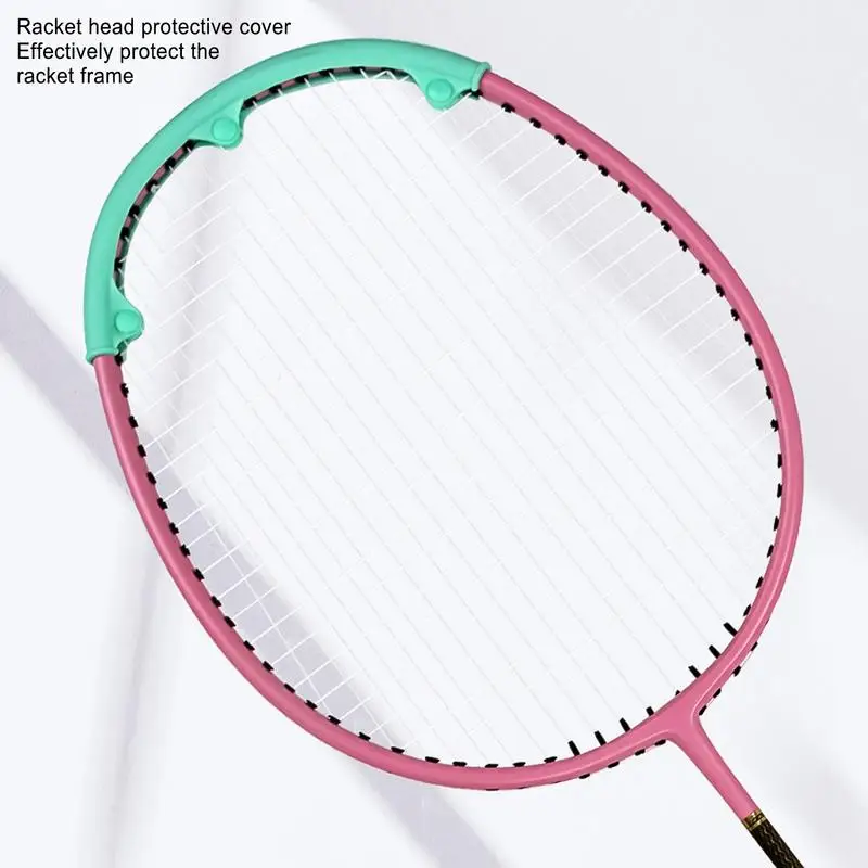 Racket Hoofd Beschermhoes Racket Beschermende Hoesjes Racket Beschermhoes Hoofd Frame Beschermer Professionele Siliconen Boog