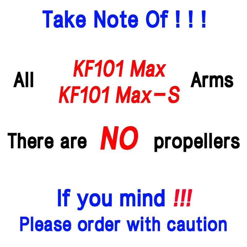 Original KF101 Max Arm Motor Propeller KF101 Max-S Arm Accessories Kits For KF101 PRO EIS 4K Brushless RC Quadcopter