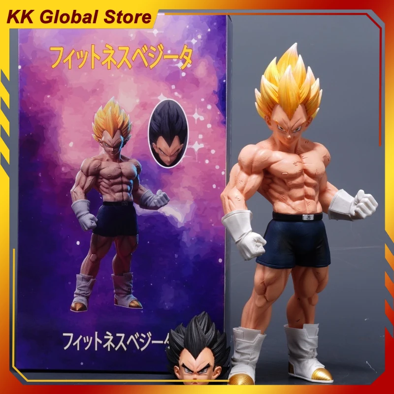 

28cm Dragon Ball Anime Figure Bulma Perimeter Double Head Replacement Statue Desktop Decoration Ornaments Kid Birthday Gifts Toy