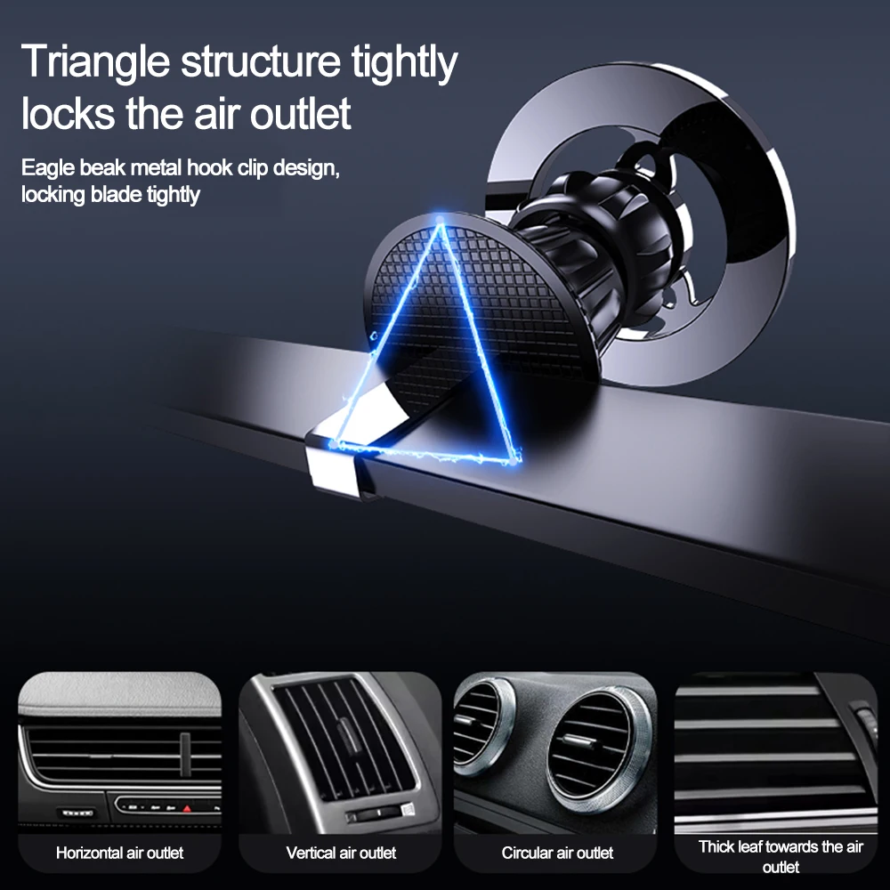 Magnet Car Mount Magnetic Car Phone Holder Stand Support GPS Mobile Bracket in Car For Macsafe iPhone 15 14 13 12 Samsung Xiaomi