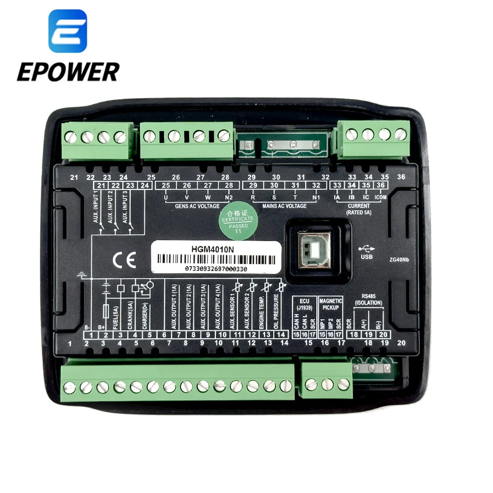 HGM 4010N HGM4020N Smartgen generator smart controller auto starts mains engine digital control panel hgm4010n