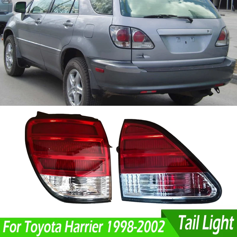 

LED Car Rear Tail Lamp Brake Light Reverse Turn Signal Lamp For Toyota Harrier 1998-2002 For Lexus Altezza RX300 Car Modified