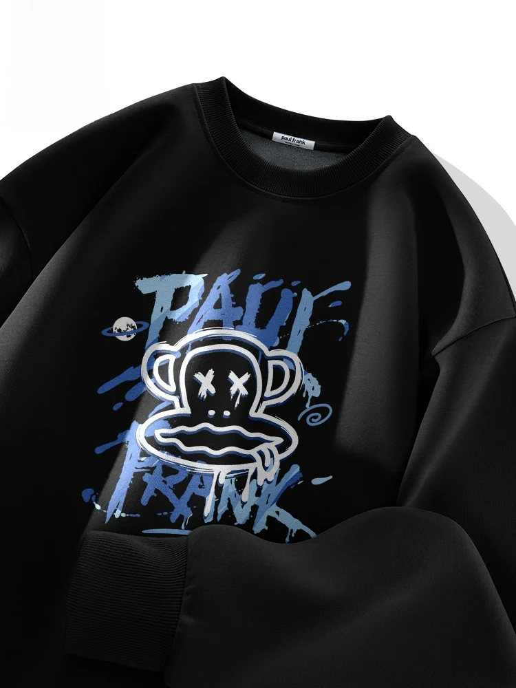 

Мужская толстовка с капюшоном на флисовой подкладке, теплая, молодежная, повседневная, ветрозащитная, утолщенная, из смесового хлопка и полиэстера