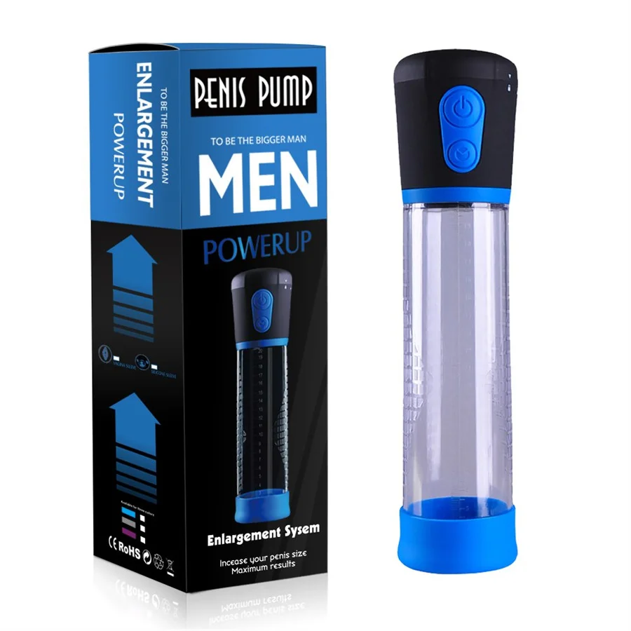 Electric Penis Pump Vacuum Automatic Penis Extend Enlargement Pump Male Masturbation Lasting Training Sex Toys For Men Adult