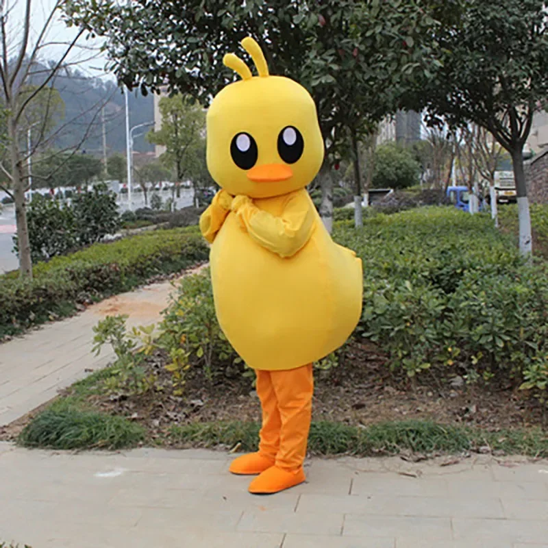 Volwassen Eend Kip Mascotte Kostuum Verjaardag Anime Cosplay Halloween Cartoon Poppen Prestaties Props khj