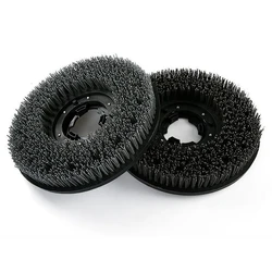 17 Inch 425mm Black Round Circular Abrasive Antique Brush For Grinding And Polishing Stone Marble Granite Quartz Concrete Floor