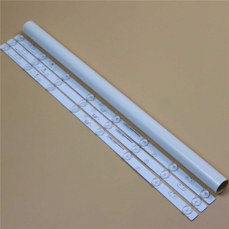 3Pcs 3V kit TV LED Array Bar SW32D08-ZC14C-01 strisce di retroilluminazione per SKYWORTH 32 e36 3X SKYWORTH 32 e36 350 3 x8 bande per lenti della lampada