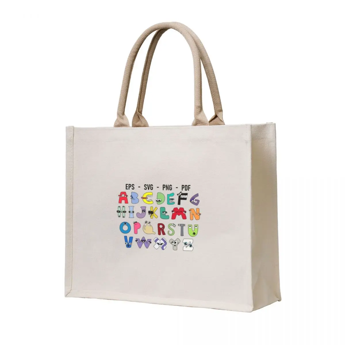 

Alphabet Lore Series Tote Bag hand bag ladies Custom bag women bags luxury women