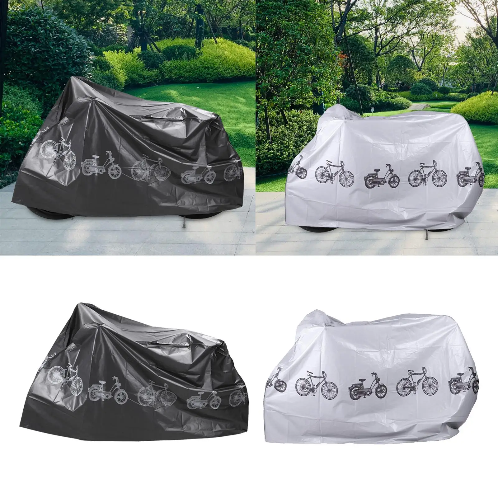 Bike Rain Cover, Bike Dust Cover, Waterproof Universal Road Bike Storage Cover,