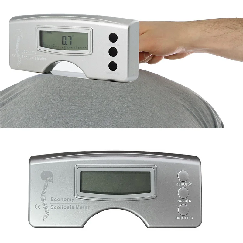 Electronic Scoliosis Scale, Pocket Scoliometer Measuring Device for Back Scoliosis Diagnosis Portable Device