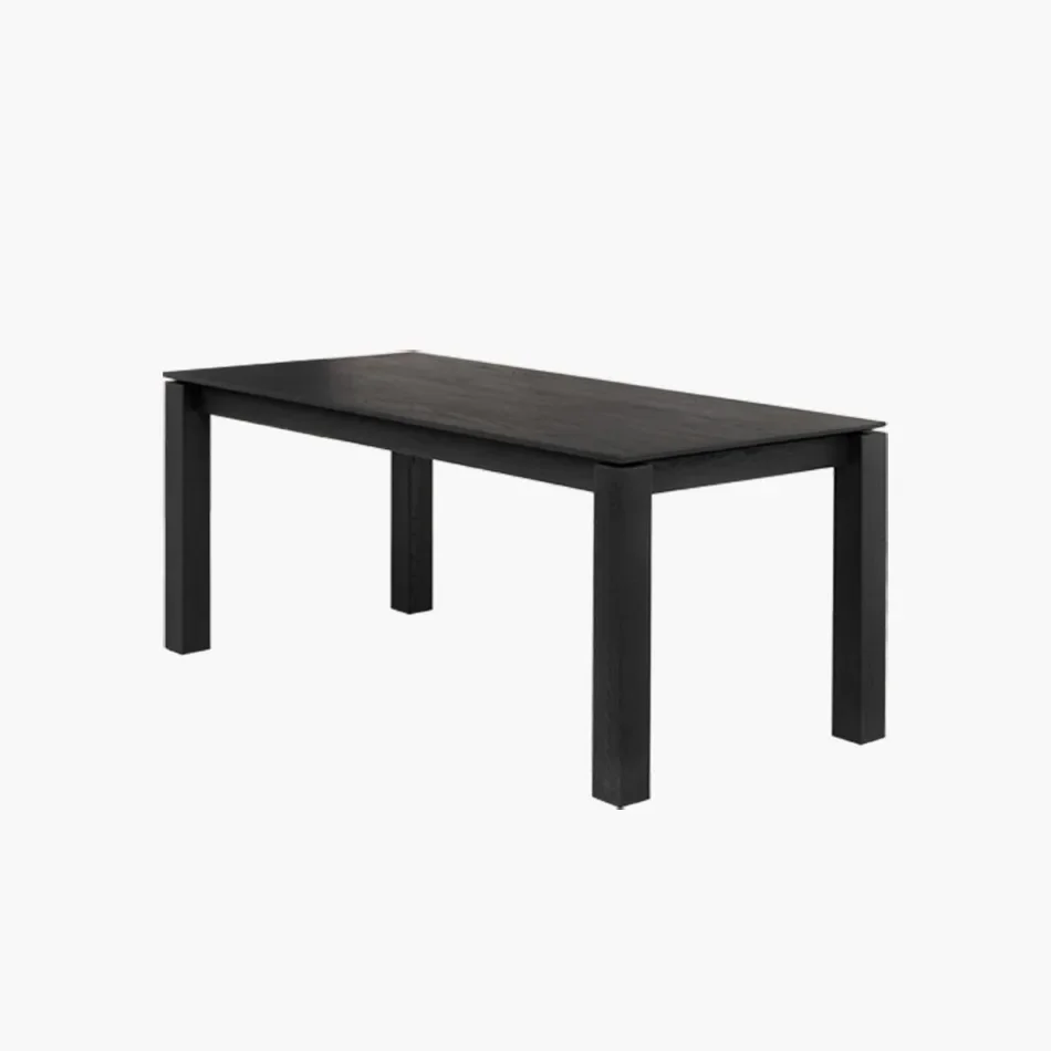 Wooden dining table Wabi wind long table Office conference table Designer workbench Negotiation Large board