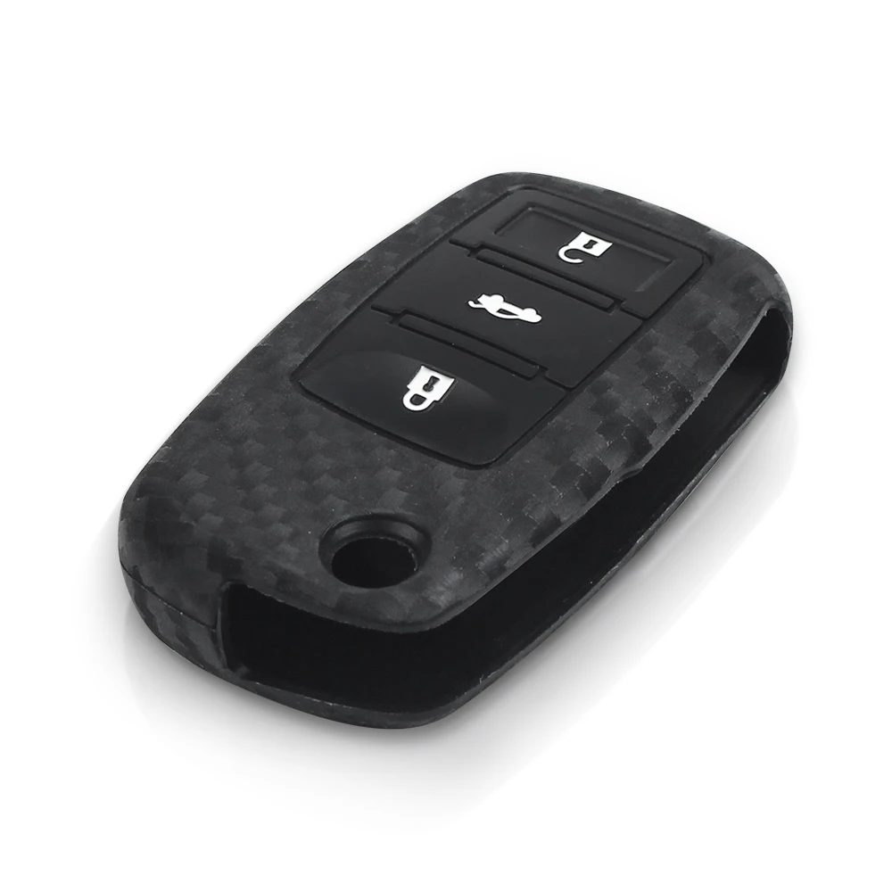 KEYYOU Silicone Car Key Cover Case For VW Golf Bora Jetta POLO Passat Skoda Superb Octavia Fabia SEAT Ibiza Leon Procted