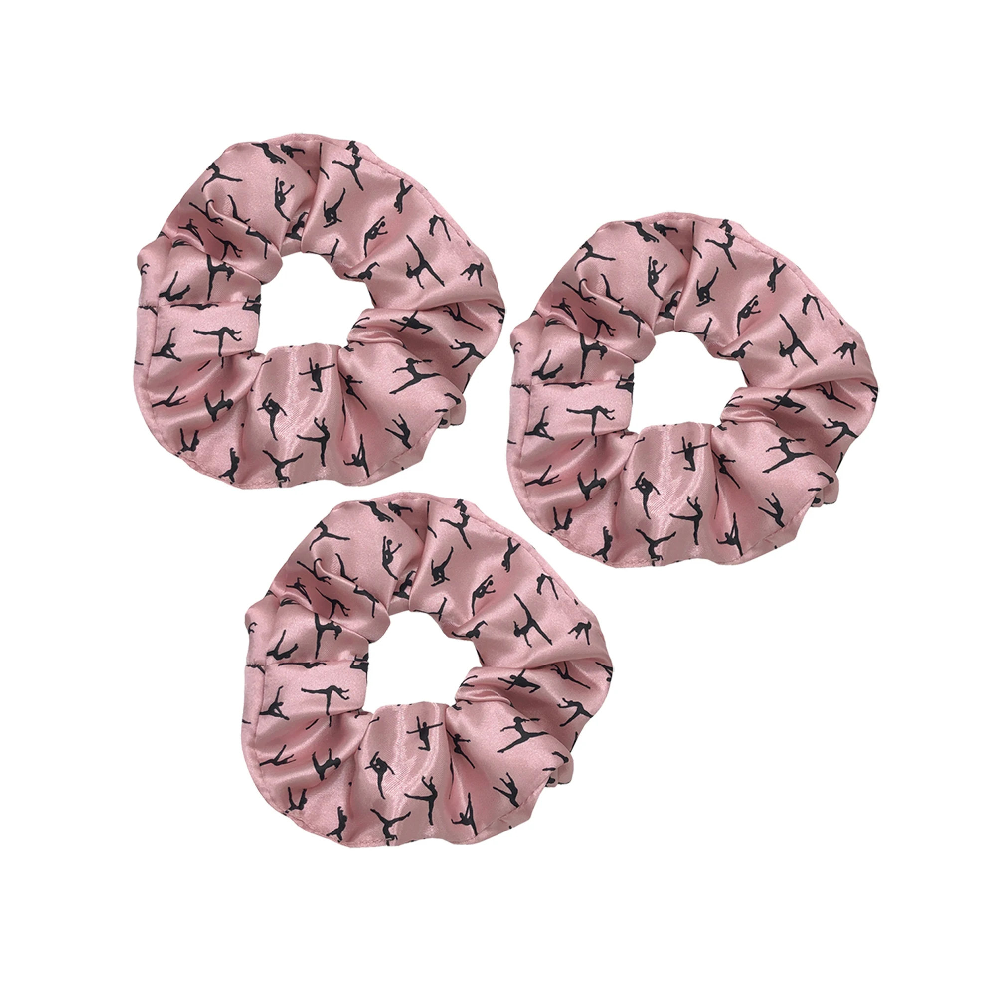 5 Stücke/20 Stücke Gymnastik Tanz Druck Scrunchies Haargummi Hohe Elastizität Elastisches Haarband Pferdeschwanzhalter Frauen Haarschmuck – Detail 11