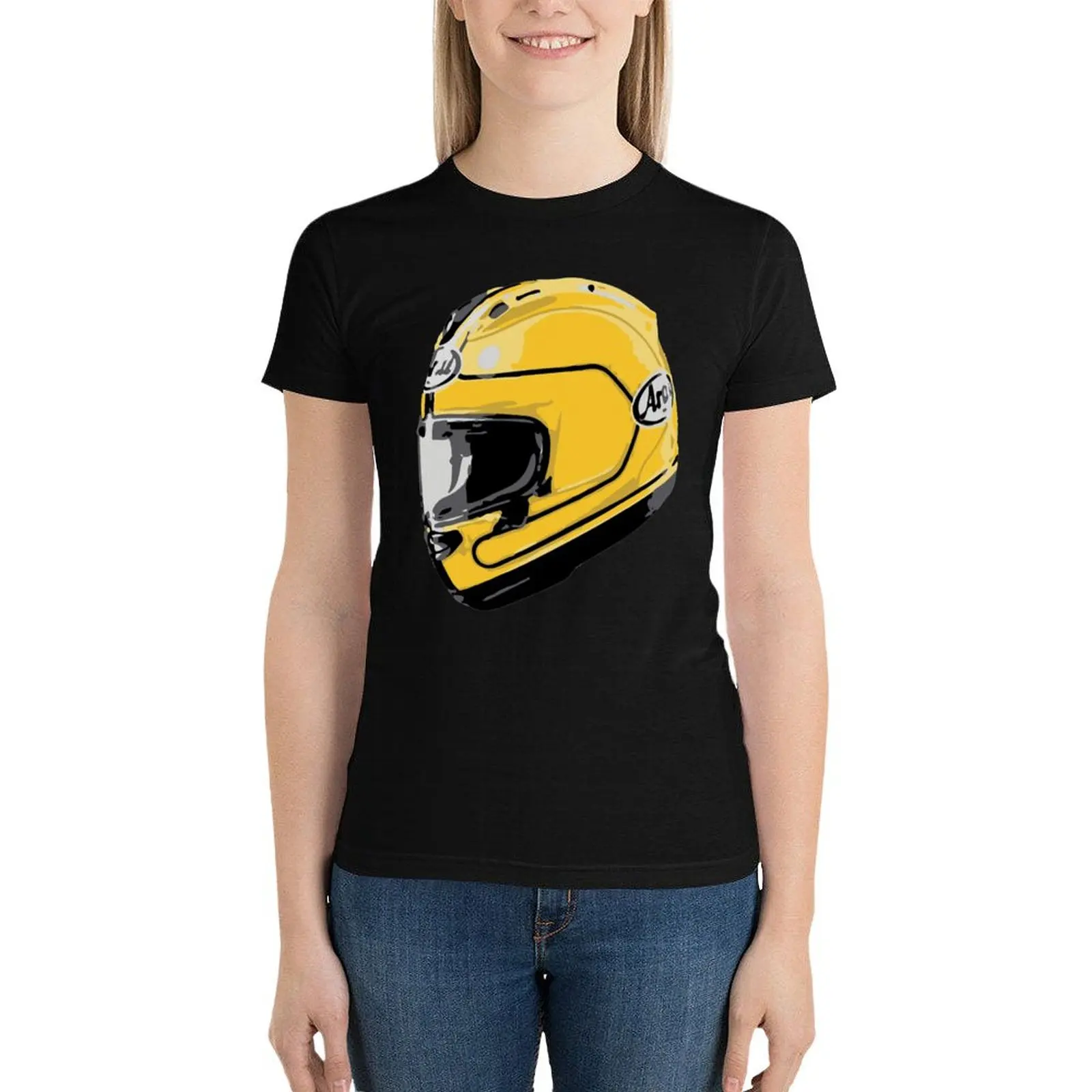 Joey Dunlop T-shirt Casque Femme, Vêtements Anime, Médicaments Femme, Été, 600