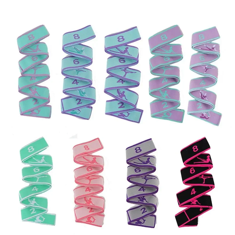 Cintura per allungamento yoga Fascia per allungamento per danza Fasce elastiche per resistenza yoga Home Pilates Esercizio Pull Strap Cintura Fitness Sport