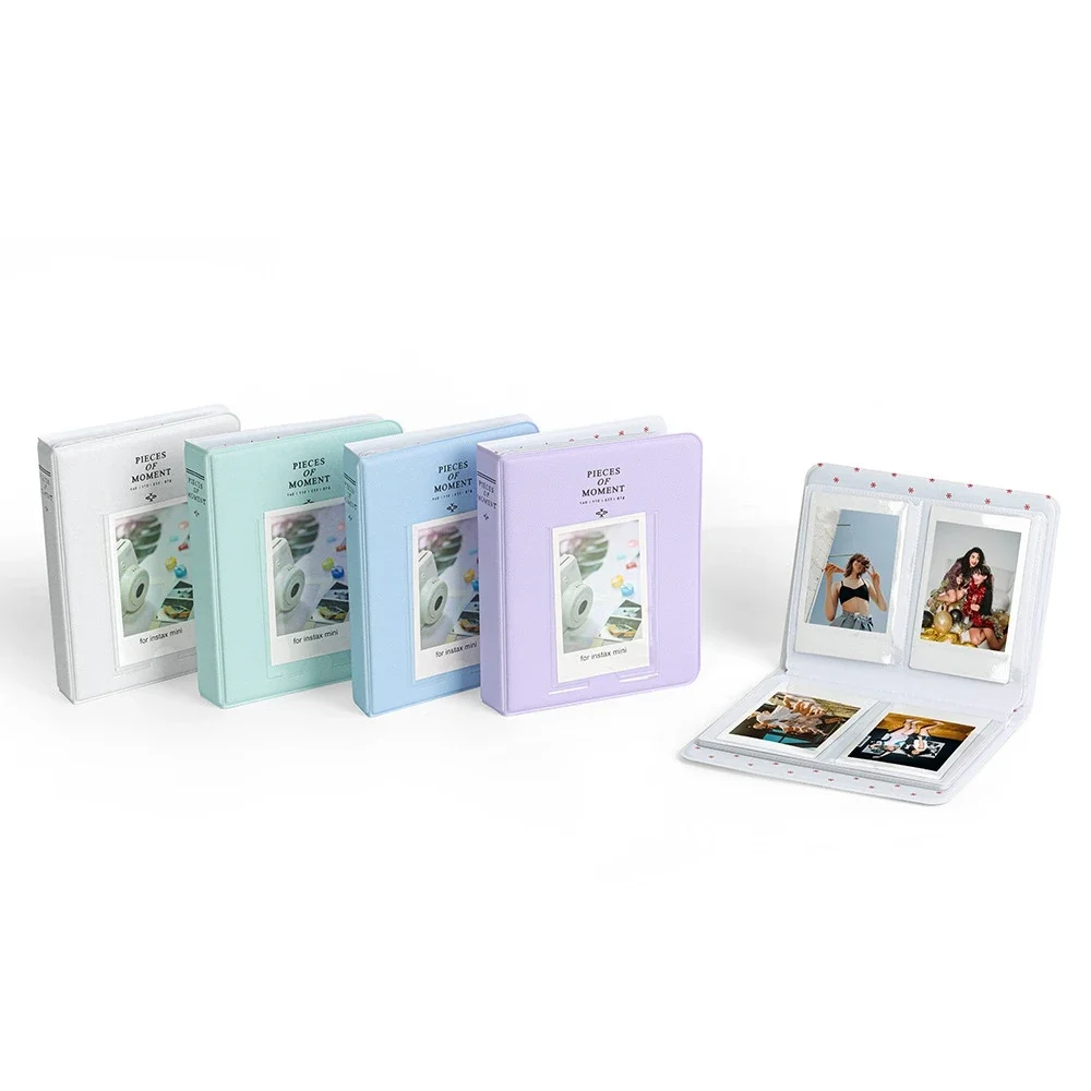 

1PC 64 Pockets Photo Album Inch Pictures Storage Case Stamps Tickets Cards Organizer For Fujifilm Instax Mini 12/11/9