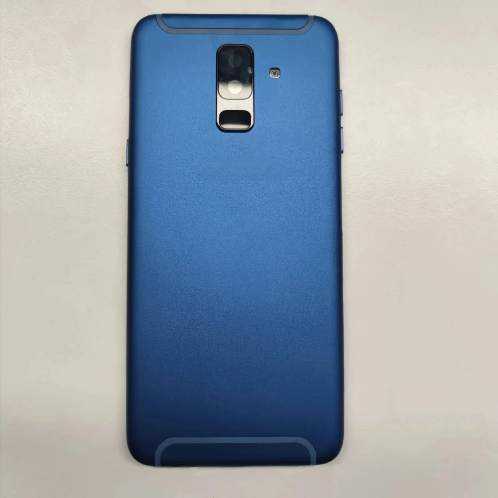 

Back cover for Samsung Galaxy A6 A6 Plus 2018 A600 a600f A605 a605f housing battery back cover camera lens side buttons