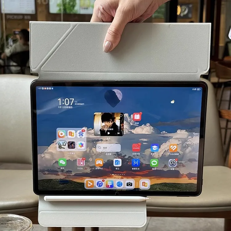 حافظة لهاتف سامسونج جالاكسي تاب S10 FE 2025 10.9 "X520 X526 S10 FEPlus 13.1 بوصة S6 Lite S9Plus S9 FE + S9 FE S9 11 غطاء مغناطيسي