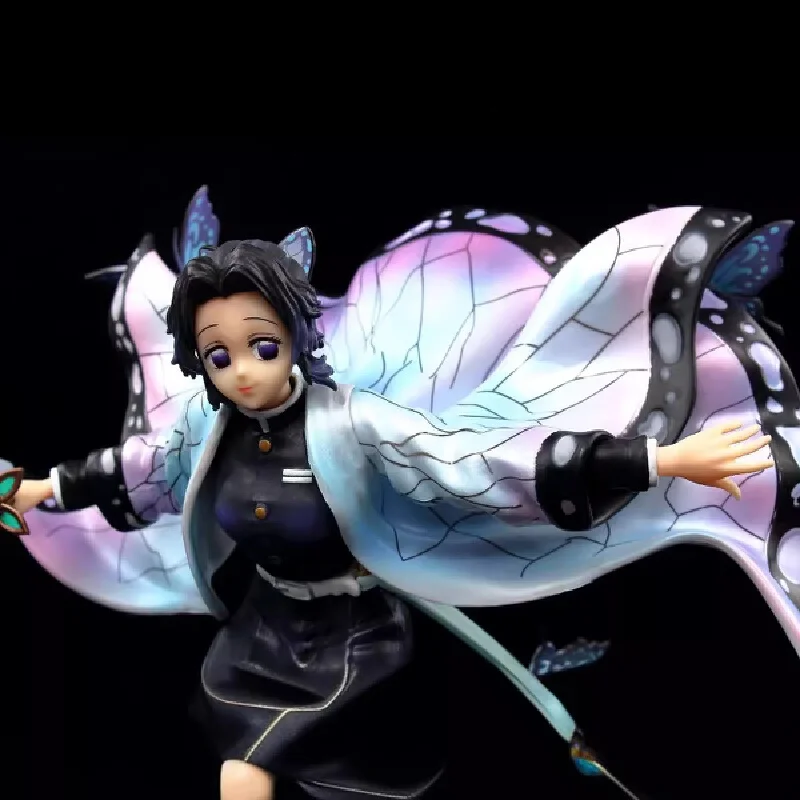 Demon Slayer-insecto Hashira Kochou Shinobu, serie de resonancia de nueve Hashira, productos de Anime, estatua Gk, modelo de adorno de figura de acción