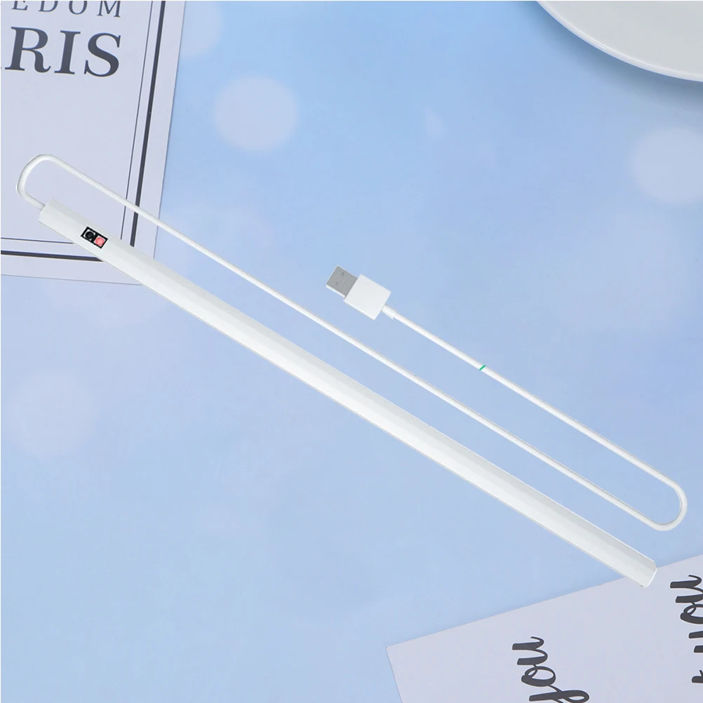 

1pc Smart Induction Light Bar Led Strip Lights Rechargeable White Under Cabinet Hard Lamp Wardrobe Infrared Indoor Sensor Slim