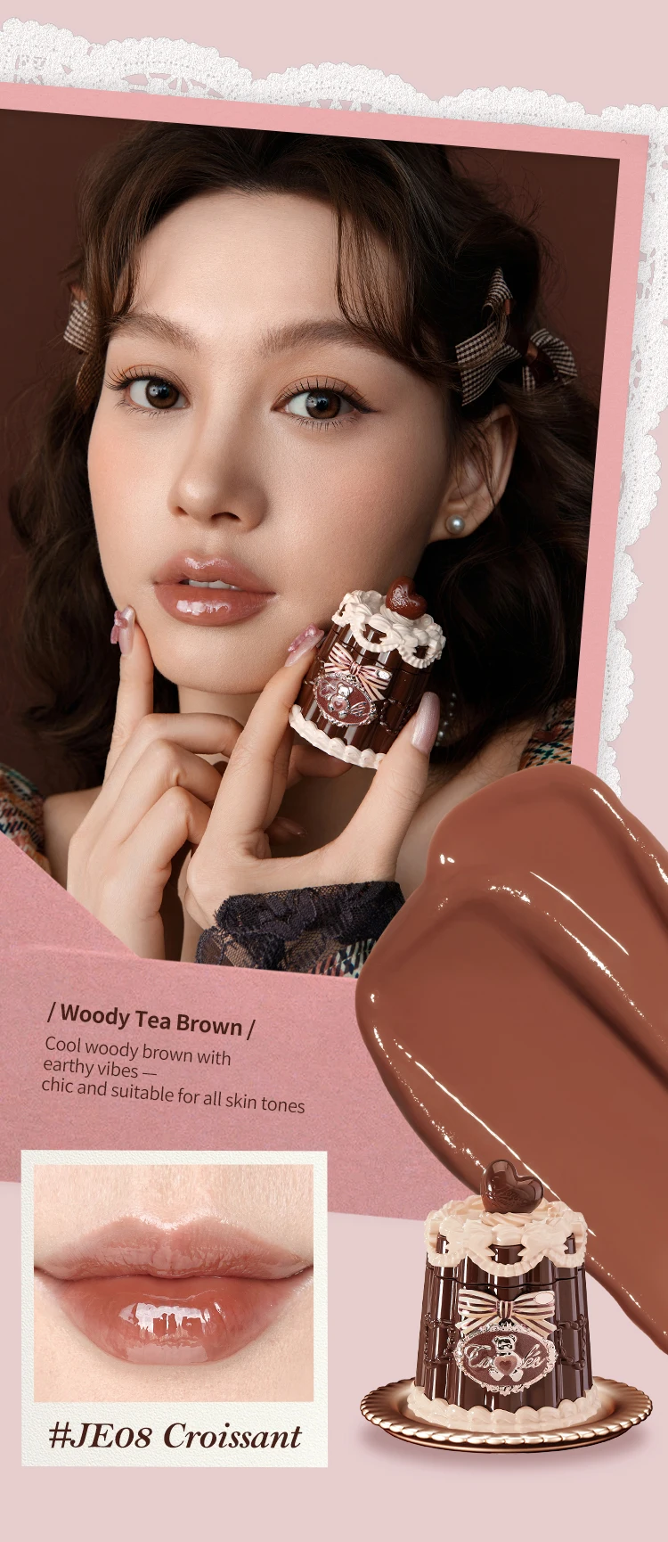 Flower Knows The Sweetie Bear Collection Coating Lip Jelly