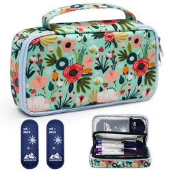 Large size Portable Insulin Cooler Travel Bag -PortableCooler For Outdoor Camping AndTravel, Lightweight And Durable Design