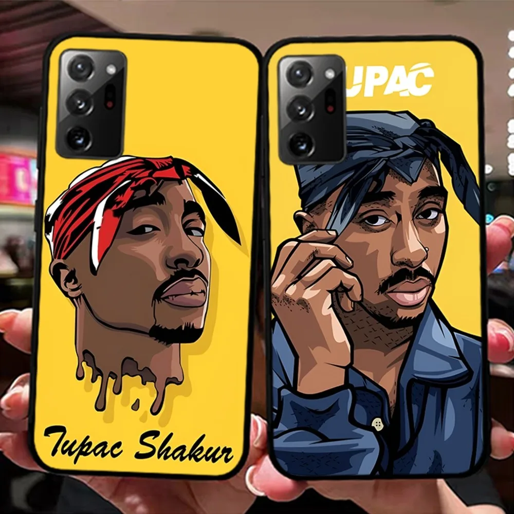 Rap Singer T-Tupac S-Shakur   Phone Case For Samsung Note 8 9 10 20 pro plus lite M 10 11 20 30 21 31 51 A 21 22 42 02 03