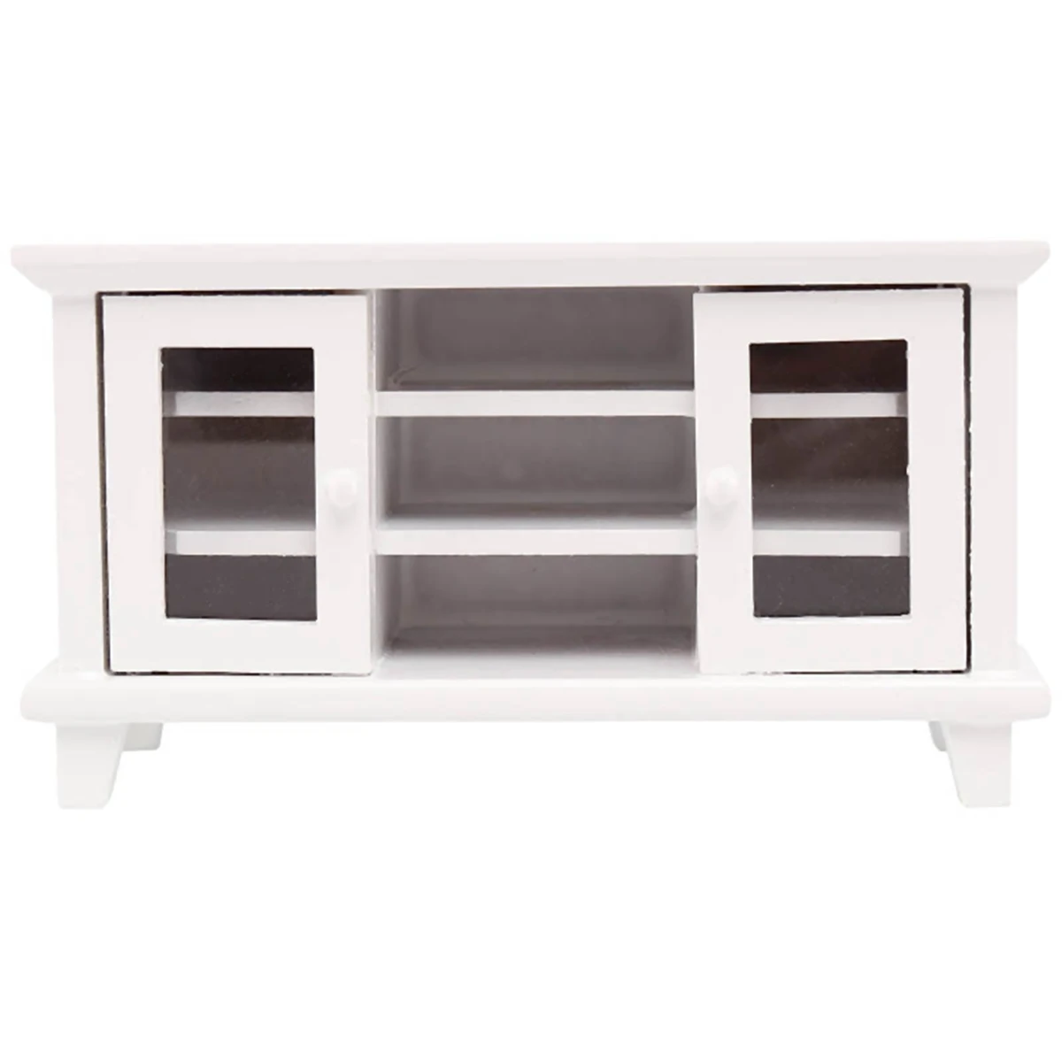 

Modern 1/12 Scale Dollhouse Furniture Miniatures TV Cabinet Stand Table