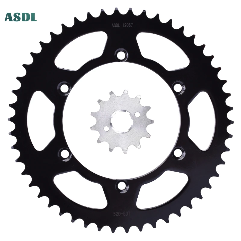 520 50T 13T Motorcycle Front Rear Sprocket For KAWASAKI KLX250 R 1993-1999 KLX300 1997 1998 1999 2000 2001 2002-2007 KLX300 R 97