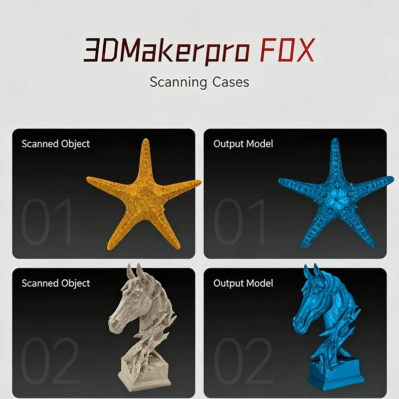 3DMakerpro 3D-сканер Fox, сред – обзор и цена 3D Printing Software